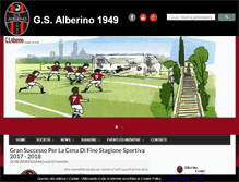 Tablet Screenshot of gsalberino.it